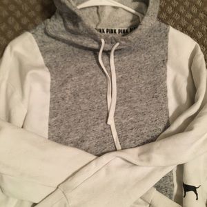 (Pink) cropped sweatshirt